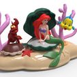 LittleMermaidDiorama.320.jpg Little Mermaid Diorama 3D Sculpted