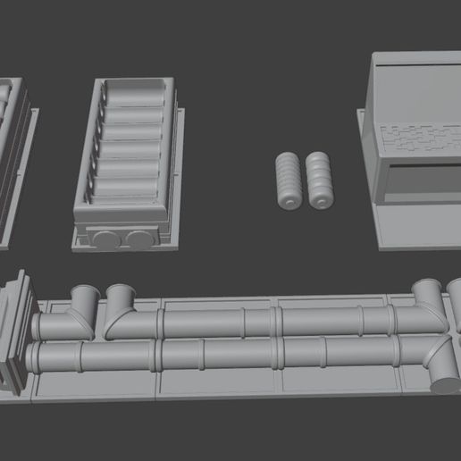 🧑‍🏭 Modular Factory・Free STL File for 3D printing・Cults