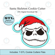 Etsy-Listing-Template-STL.png Santa Skeleton Cookie Cutter | STL File