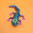 stl-file-3d.jpg Flexi GECKO Print-in-Place Multicolor Listo