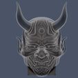 15.JPG Devil Mask-Hannya Mask-Samurai Mask-Satan mask for cosplay 3D print model