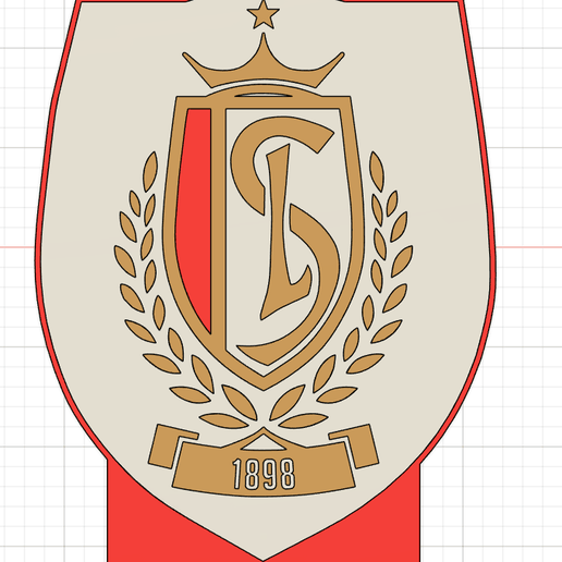 foot standard cork led lamp 3D model