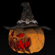 Pumpkin02_1920x1080_0020.png Halloween Pumpkin Low-poly 3D model