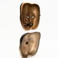 0009.jpg Japanese Dual Noh Mask toy