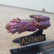 Azathoth Class.jpg STL file Azathoth Class Organic Starship・Template to download and 3D print