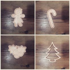 75322613_1472179892935759_124780323346055168_n.jpg Fichier STL gratuit Jeu x4 emporte-pièces Noël・Modèle à télécharger et à imprimer en 3D