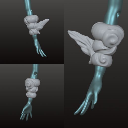 Shell bracelet for Monster High dolls