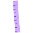 Flügelschiene abbiegebereich.stl Code 143 0-0e, Gauge 0-0n30, 1/45 Three-rail track, Gauge0 Gauge0e