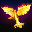 Back.png Heroes 3 Phoenix flying and firing