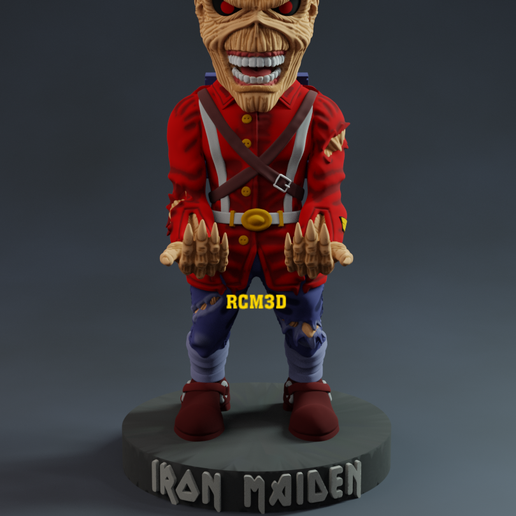 Iron Maiden Eddie (The trooper) - 3D model önizlemesi