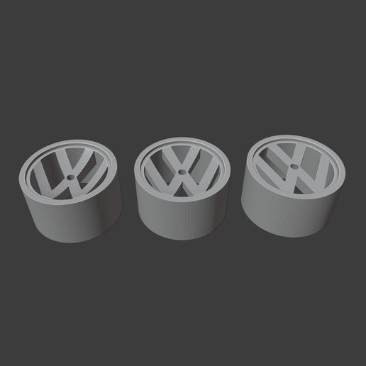 🛞 LLANTAS ESCALA 1:64 - RIM#VW1・Archivo STL Gratis para Impresión 3D・Cults