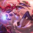 jinx-splash.jpg Star Guardian Jinx League of Legends Minigun - STL File