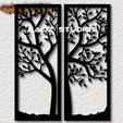 project_20231105_0724242-01.png 2 tree panels wall art tree wall decor winter and fall decoration
