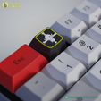 3.png Porta-chaves com logótipo pirata White Beard - para impressão 3D (compatível com XDA/DSA)