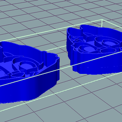 Chip 'n Dale Cookie Cutters FOTO 2.png Archivo STL Cortadores de galletas Chip 'n Dale (2)・Objeto imprimible en 3D para descargar