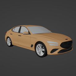 1.png STL file Hyundai Genesis G70 2021・3D print object to download