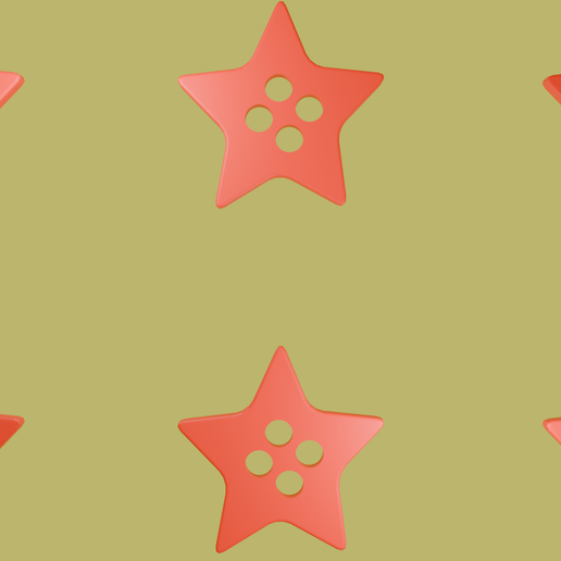 🌟 Star-Shaped Buttons (3D Pack)/ 🌟 Botones en Forma de Estrella (Pack 3D)
