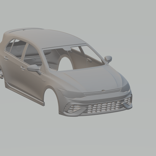 🚗 Volkswagen golf R 8・ STL File for ・Cults