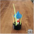 GRASS-LAMP003.jpg STL file Nature Grass and Shrooms LED lamp・3D printer design to download