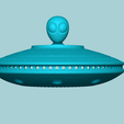 g2.png Alien UFO Wall Light Spaceship - Creative STL