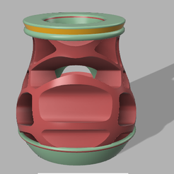 3.PNG STL-Datei Schöne ovale Vase PERFORADO SS / Joli vase ovale PERFORÉ SS kostenlos・3D-druckbares Design zum herunterladen