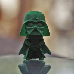 IMG_8647.JPG Descargue el archivo STL gratuito La Guerra de las Galaxias Darth Vader linda mini figura • Objeto imprimible en 3D, SzonyiBalazs