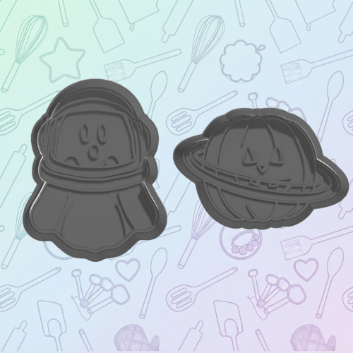 Halloween Space Cookie Cutter Set