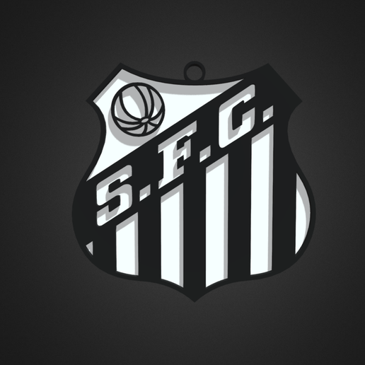 Keychain Keychain Keychain Holder Keychain Santos 3D 3D model