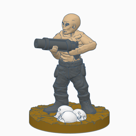 Starving-Grenade.png Starving Wastelander With Grenade Launcher