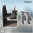 4.jpg Set of accessories for urban ruins with interior furniture and wall sections (1) - Modern WW2 WW1 World War Diaroma Wargaming RPG Mini Hobby