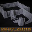 TABLETOP|AMAINIS WWW. TABLETOPMINIS.COM Modular Damaged Concrete Walls