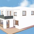 Casa-25f.jpg HOUSE 25 REALISTIC 3D MODEL MODERN HOUSE, BY SONIA HELENA HIDALGO ZURITA