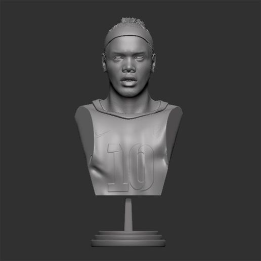 Preview_11.jpg STL file Ronaldinho Gaucho Bust・Model to download and 3D print, niklevel