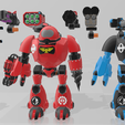 KAS-Rob-1.png 10 inch Custom Kastelan Robot with extra arms and weapons