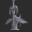 untitled.2735.png Fichier OBJ Statue d'ange pour Halloween・Design imprimable en 3D à télécharger, aramar