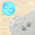 Lion.png Stamp - Animal footprint pair