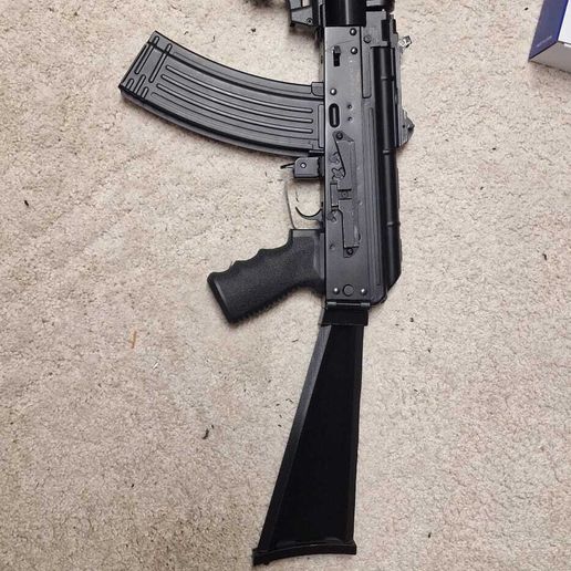 AK Folding Stock for AK47, AK74, AK47U, AK74U, ICS IK Series 3D model