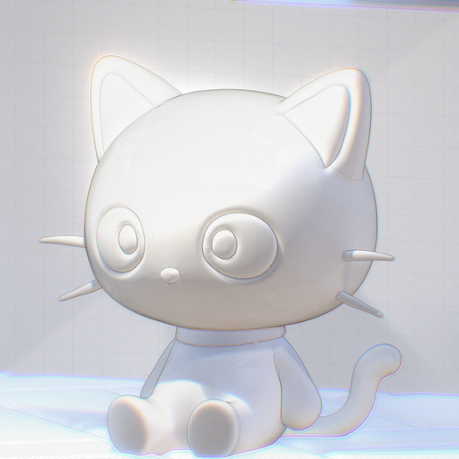 🐈‍⬛ Chococat Sanrio - Kawaii Figurine・ STL File for 3D printing・Cults