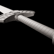 Shinra-Sword-3.png Shinra Soldier Sword Zack Fair 2ed Class - FF7 cc Reunion - 3D Print STL