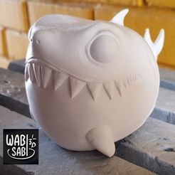 11.jpg Fichier STL Modèle d'impression 3D du gros requin chibi・Design à télécharger et à imprimer en 3D