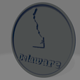 Delaware.png All the States of USA - Coasters Pack