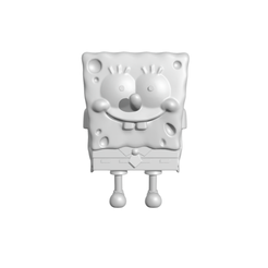 Spongebob.png STL file Spongebob Squarepants - Keyholder・3D printing design to download