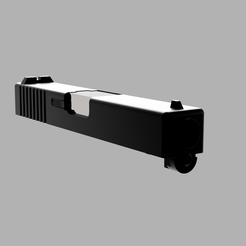 Render-Front-Left.png GLOCK 19 UMAREX AIRSOFT SLIDE AND MAGAZINE RELEASE REPLICA, FULLY FUNCTIONAL CUSTOMIZATION KIT