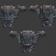 backpacks.png Free STL file Retro Renegade Backpacks・3D print design to download