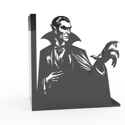 BOOK HOLDER dracula 3D model