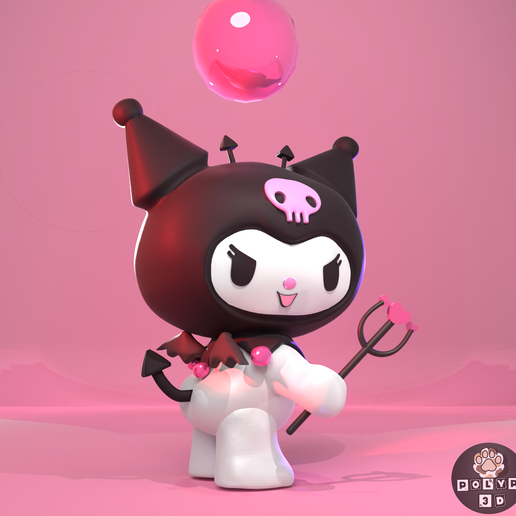 KUROMI KAWAII POSE 3D model