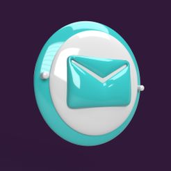 Mail.jpg 3D file Mail | 3D ICONS .V1・3D printable design to download