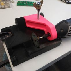 IMG_20190522_080157.jpg Free STL file Rod and Tube Cutter for Dremel with Limiter・3D printing model to download