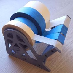 3D file Adhesive tape holder (office and desktop items)・Design to