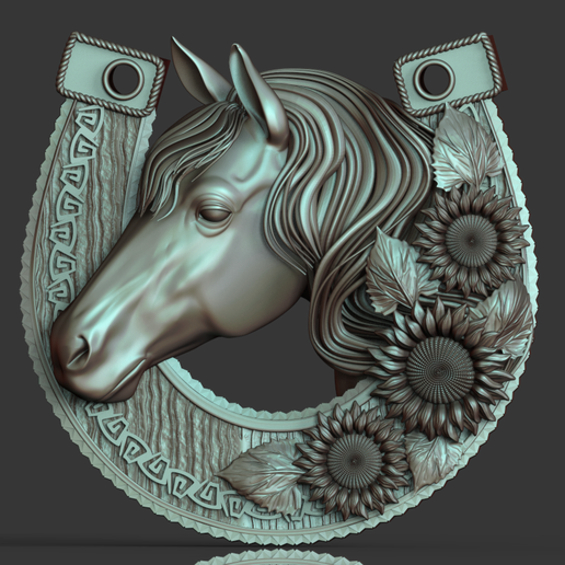 Happy Horseshoe 3D model